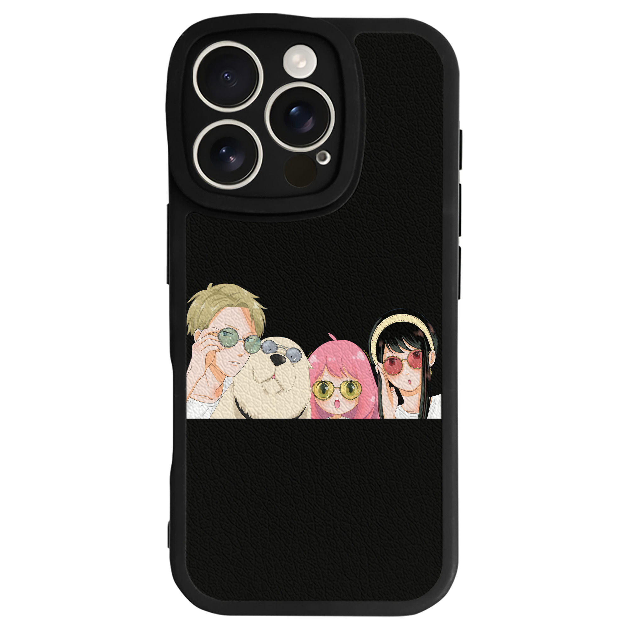 （画像用） SPY×FAMILY间谍家家酒 【iPhone 16シリーズ対応】シリコンスマホケース（レザー調） 材質：シリコン